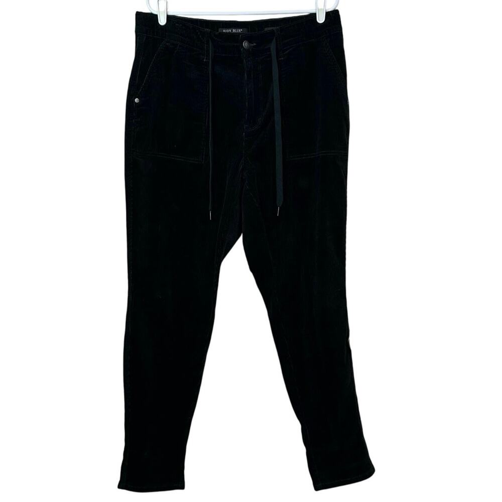 Judy Blue Women’s Velvet Eclipse High-Rise Corduroy Jogger Pants Size 16W Green